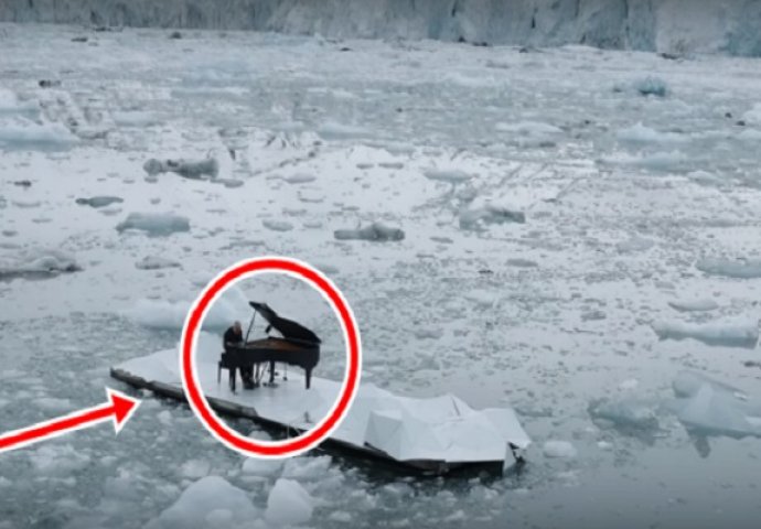 Razlog zašto ovaj pijanist svira sam usred Arktika će vas ostaviti bez riječi (VIDEO)