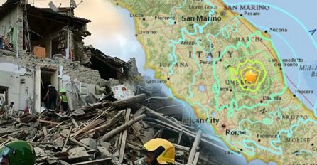 Zemljotres jačine 7 stepeni po Richteru pogodio centralnu Italiju