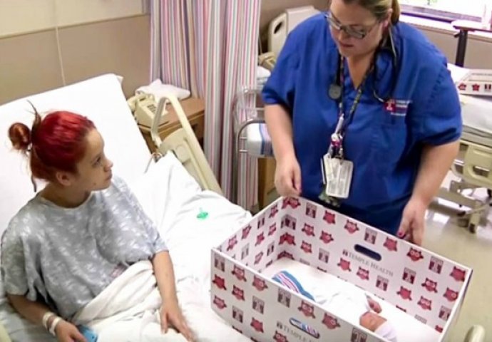 Nakon porođaja donijela joj je bebu u kutiji! Ta praksa ima posebno značenje, a evo koje! (VIDEO)