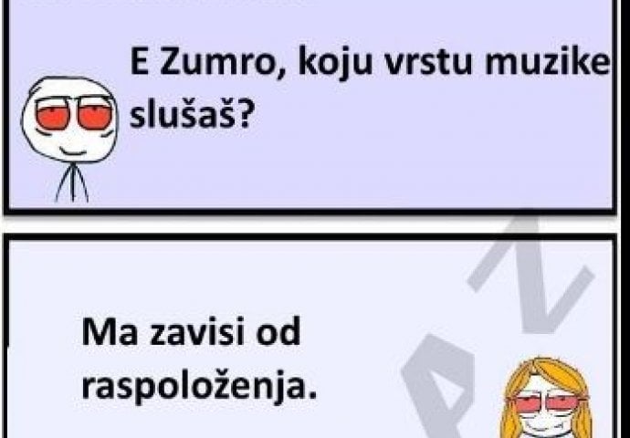 Evo koju vrstu muzike Zumra sluša dok misli na Buraza