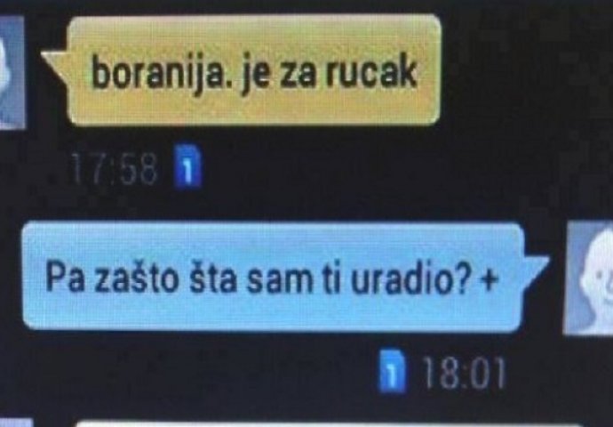 Ženske muke: Kad se muškarcu ne sviđa ručak, preostaje mu samo jedna stvar