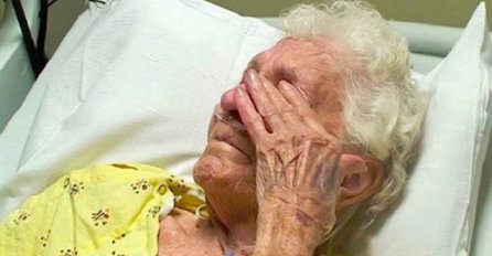 Ova teško bolesna starica nije mogla zadržati suze kada je njegovatelj uradio ovo (VIDEO)