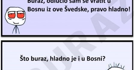 Buraz napušta Švedsku i dolazi u Bosnu