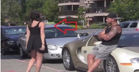 Sponzoruše u akciji: Pogledajte kako su reagirale kad su saznale da Bugatti Veyron nije njegov (VIDEO)