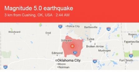 Potres u SAD-u, epicentar u blizini naftnog čvorišta u Cushingu