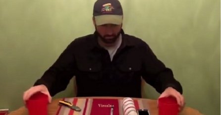 Odlična ideja: Pogledajte šta je ovaj čovjek napravio od 2 plastične čaše i valjka za krečenje (VIDEO)