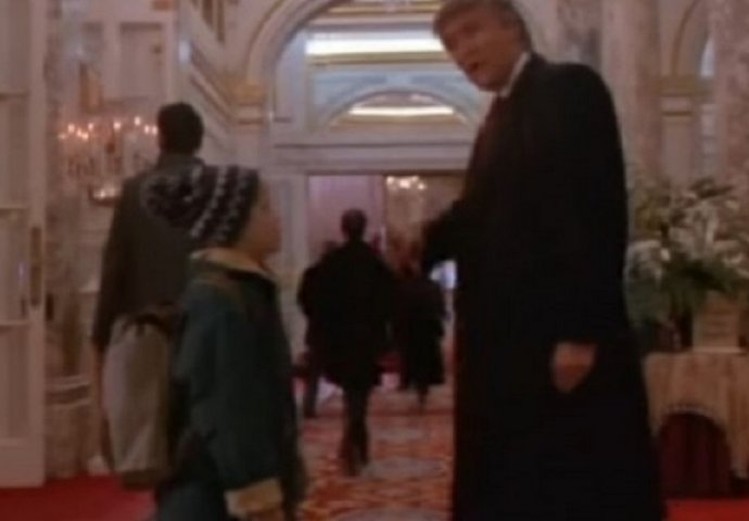 Gledali ste film 'Sam u kući'? Da li primjetili u ovoj sceni Donalda Trumpa? 