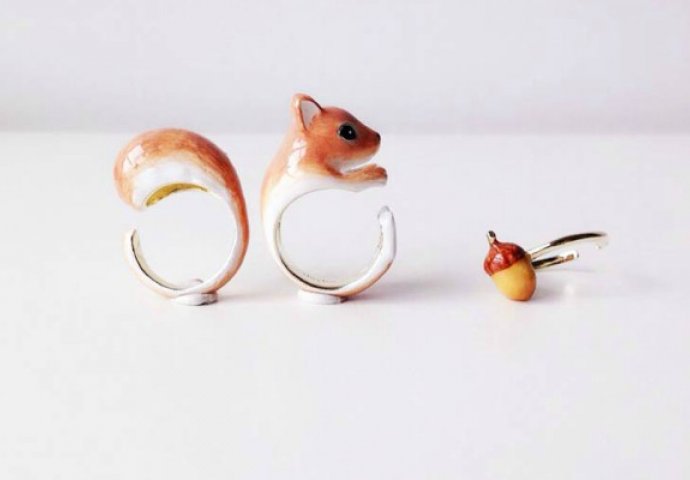 Trodelno prstenje u obliku slatkih životinja