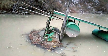 Vodeni val iz HE Bajina Bašta uništio i ribogojilišta na Drini