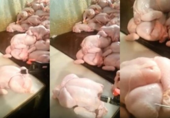 Kradu vas, a vi ne primjećujete: Evo kako pumpaju piletinu da bi bila teža! (VIDEO)