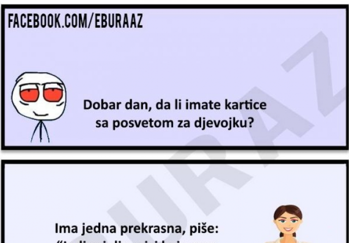 Kad Buraz kupuje poklon za djevojku