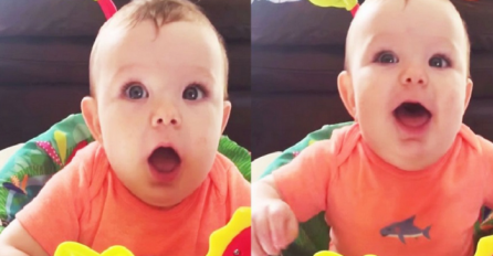 Beba pokušava reći "mama", ono što je zapravo rekla je nešto najslađe što ćete pogledati (VIDEO)