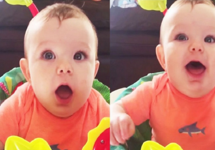 Beba pokušava reći "mama", ono što je zapravo rekla je nešto najslađe što ćete pogledati (VIDEO)