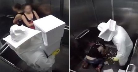 Pčelaru su ispale kutije s "pčelama ubojicama", a onda je nastao šok u liftu (VIDEO)