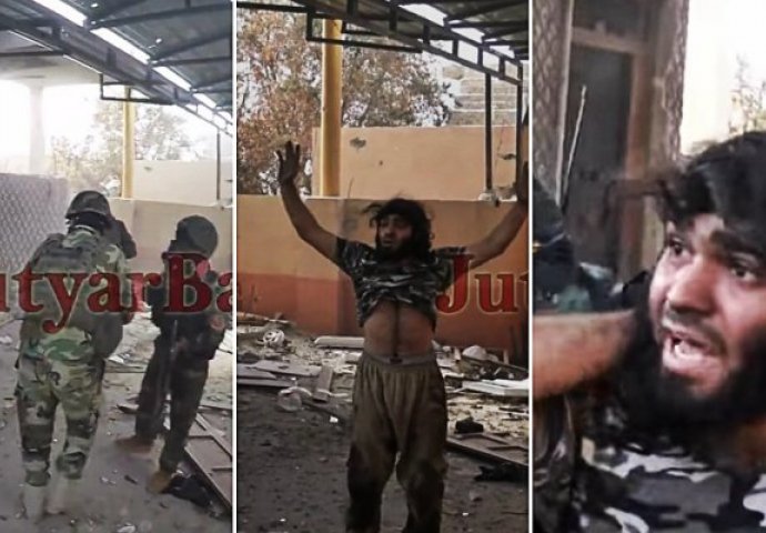 "Izađi, nećemo te ubiti": Procurio dramatični snimak predaje ISIL-ovca (VIDEO)