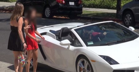 Ovo morate pogledati: Da li je dovoljan Lamborghini da "zbarite" djevojku? (VIDEO)