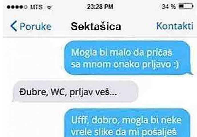 Rekao joj da mu pošalje sliku svoje mace, ali nešto ovakvo nikako nije očekivao