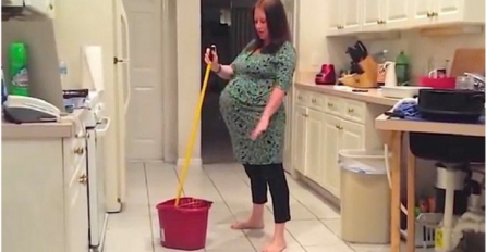 Snimao je svoju trudnu ženu u kuhinji, a onda se dogodilo nešto neočekivano (VIDEO)