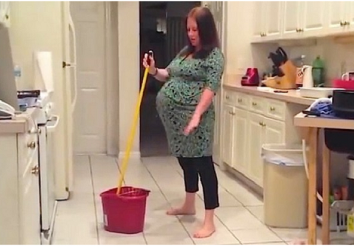 Snimao je svoju trudnu ženu u kuhinji, a onda se dogodilo nešto neočekivano (VIDEO)