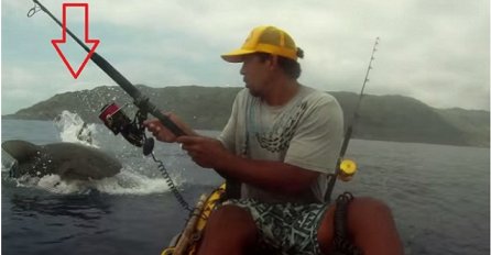 Pogledajte šta mu se dogodilo: Krenuo je u ribolov svojim kajakom, a onda doživio šok života (VIDEO)