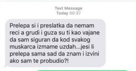 Napisao joj poruku, ali ovaj odgovor nije očekivao!