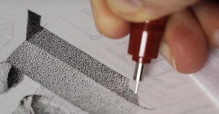 Nacrtao je milion tačkica na papiru: Rezultat će vas ostaviti bez teksta (VIDEO)