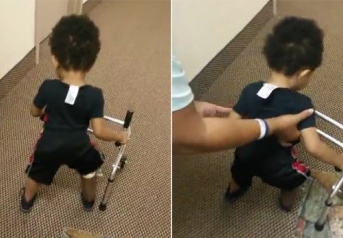 Mali koraci ovog djeteta natjerali su mnoge na plač, pogledajte zašto (VIDEO)