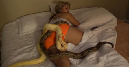 Najgori dečko ikada: Djevojka spavala, a on na nju istresao dvije velike zmije! (VIDEO)