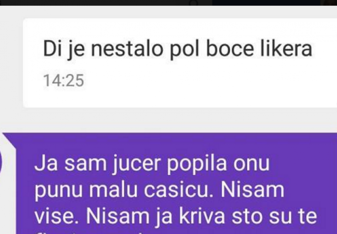 Samo jedna "mala" čašica 