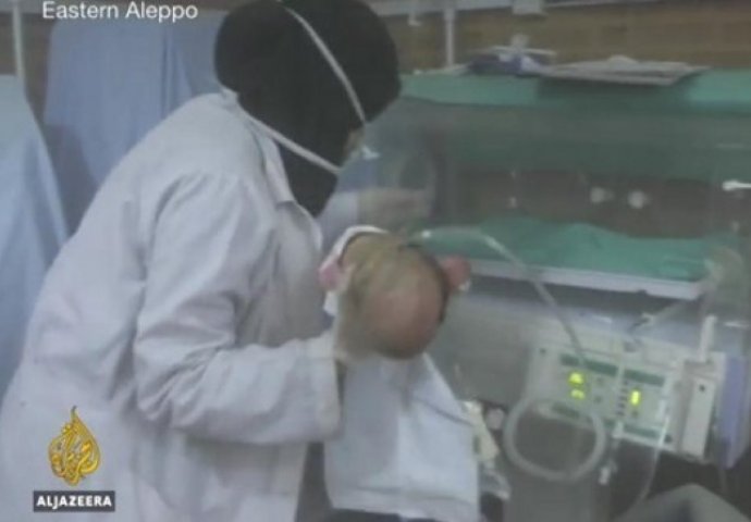 Šokantan snimak: Nakon zračnog udara na dječju bolnicu u Alepu, bebe morale biti izvučene iz inkubatora