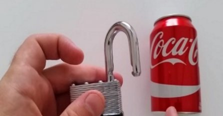 Izgubili ste ključ od katanca? Evo kako da ga otvorite pomoću limenke Coca-COle (VIDEO)