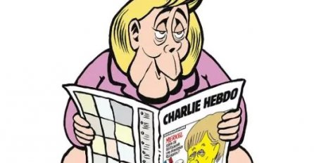 Charlie Hebdo u prvom broju na njemačkom jeziku objavio karikaturu Angele Merkel