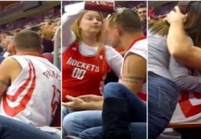 Opalila mu je šamar pred čitavim stadionom a osveta je bila slatka uz pomoć cure pored njega (VIDEO)