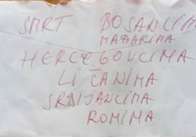 U Novom Sadu se u koverti pojavila prijeteća poruka: Smrt Bosancima, Mađarima... 