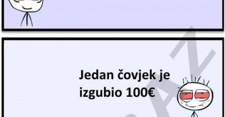 Jedan čovjek je izgubio 100 eura, pa se Buraz snašao