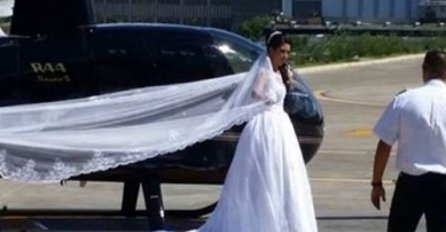 U vjenčanici krenula helikopterom na vjenčanje ali sudbina joj je planirala tragičan kraj  (FOTO + VIDEO)