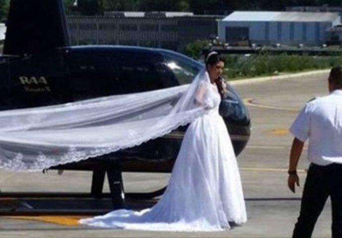 U vjenčanici krenula helikopterom na vjenčanje ali sudbina joj je planirala tragičan kraj  (FOTO + VIDEO)