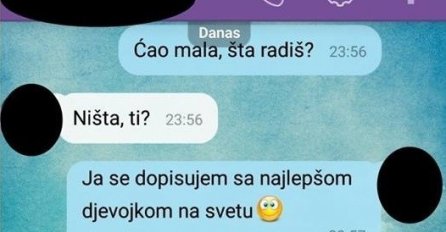 Ponadala se da je ona 'najljepša djevojka', ali je ovom rečenicom sve upropastio