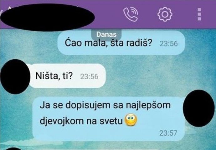 Ponadala se da je ona 'najljepša djevojka', ali je ovom rečenicom sve upropastio