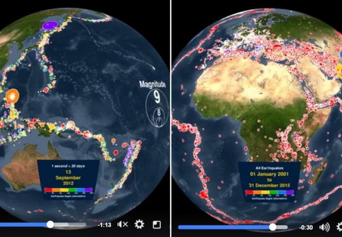 Najfascinantnija video animacija zemljotresa koju ste ikad vidjeli