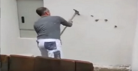 Bosanac uradio fasadu a gazda mu nije platio, ovako je izgledala osveta (VIDEO)