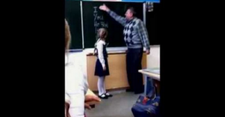 Nastavnik je maltretirao učenicu, ali nije očekivao da ona ovako reaguje (VIDEO)