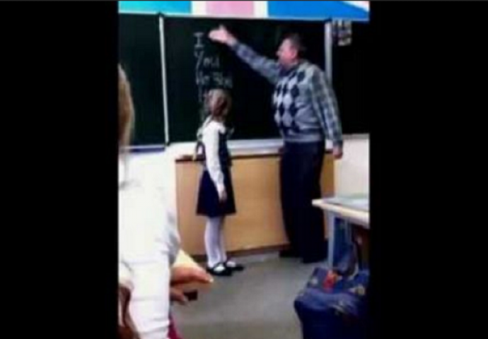 Nastavnik je maltretirao učenicu, ali nije očekivao da ona ovako reaguje (VIDEO)