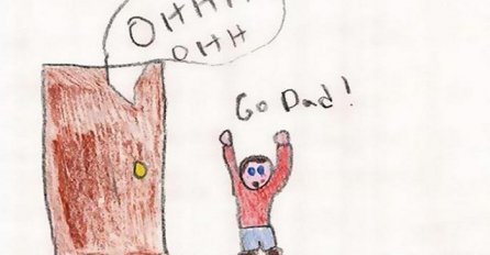 Dječak prisluškivao seks roditelja i navijao za tatu a onda je to nacrtao u školi! (FOTO)