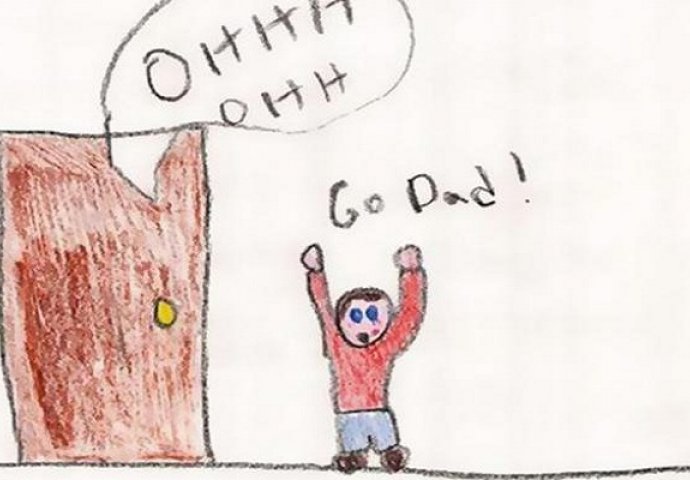 Dječak prisluškivao seks roditelja i navijao za tatu a onda je to nacrtao u školi! (FOTO)