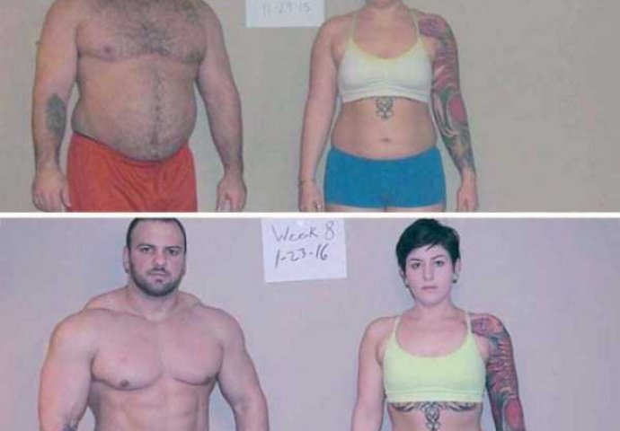 Nevjerovatna transformacija: Ovi parovi su odlučili da zajedno smršaju i porade na svom tijelu!