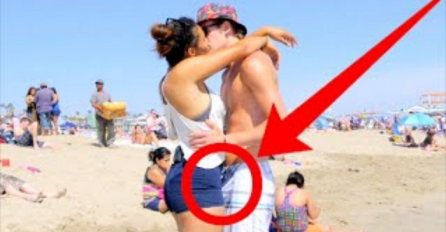 Prišla mu je zgodna djevojka i nudila poljubac a on se nije mogao suzdržati (VIDEO)