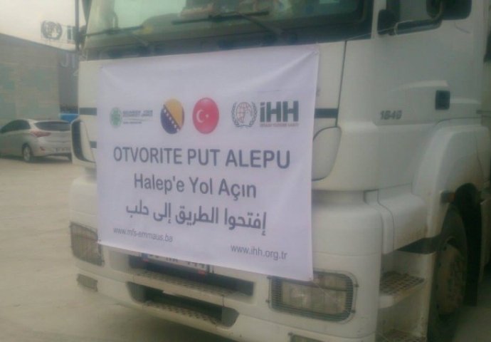 Stigao prvi šleper pomoći sa brašnom iz BiH za preživjele u Aleppu