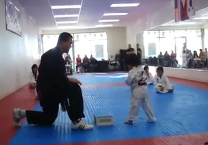Učitelj taekwondo-a ga zamolio da prepolovi tablu, a pogledajte šta je ono učinio umjesto toga (VIDEO)