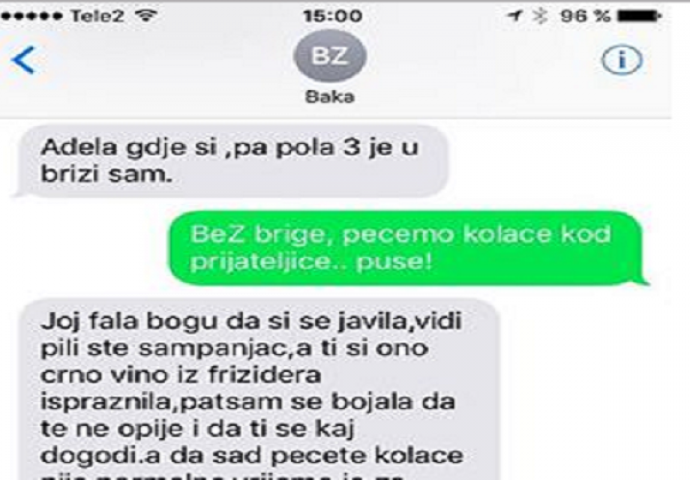 Crno vino iz frižidera ispraznila pa se baba boji da nije opilo